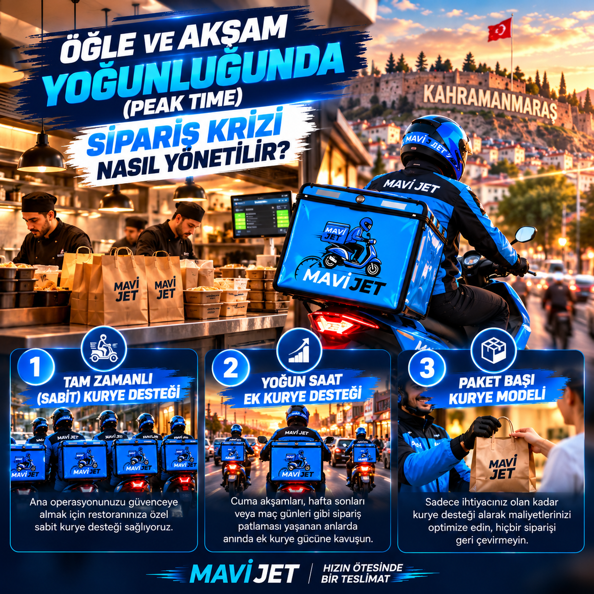 Öğle ve Akşam Yoğunluğunda (Peak Time) Sipariş Krizi Nasıl Yönetilir? Kısa Özet